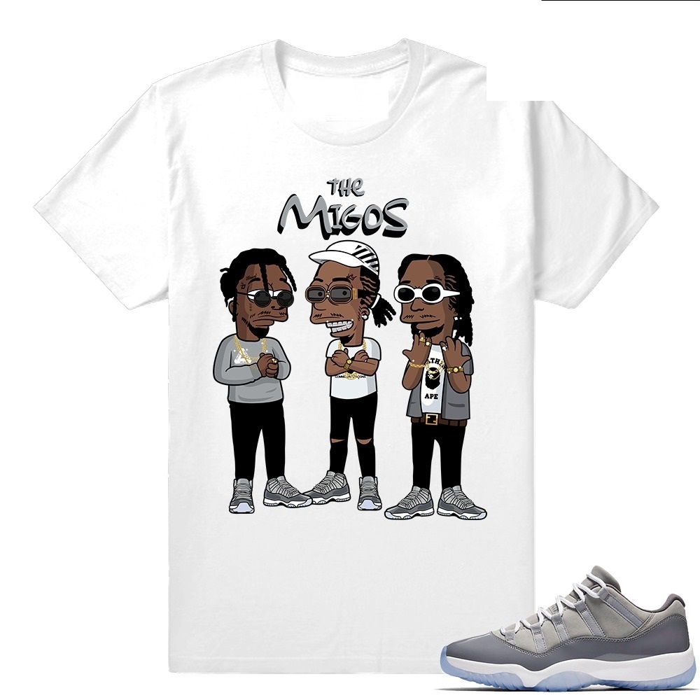 Migos Shirt - Sneaker Match Tees, Hip Hop Graphics Unisex T-shirt - Picture 1 of 4